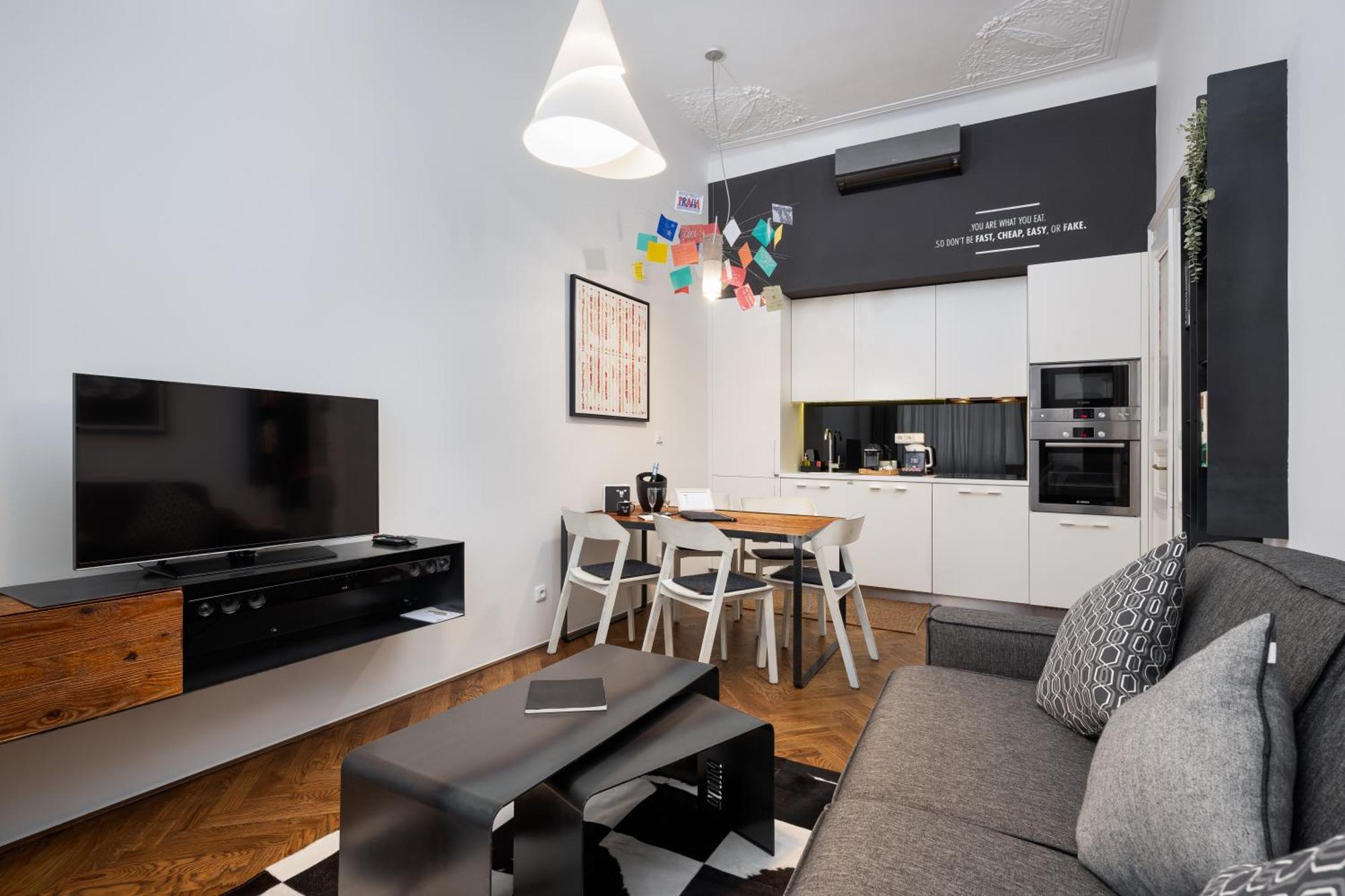 Mooo Downtown Apart otel Prag Dış mekan fotoğraf
